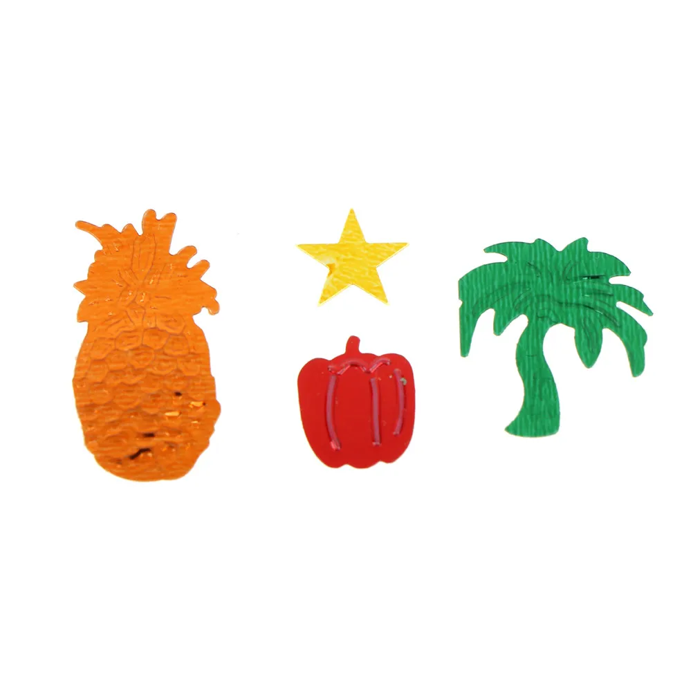 15g/Bag Flamingo Pineapple Confetti Sequins Colorful Tropical Theme Table Decor