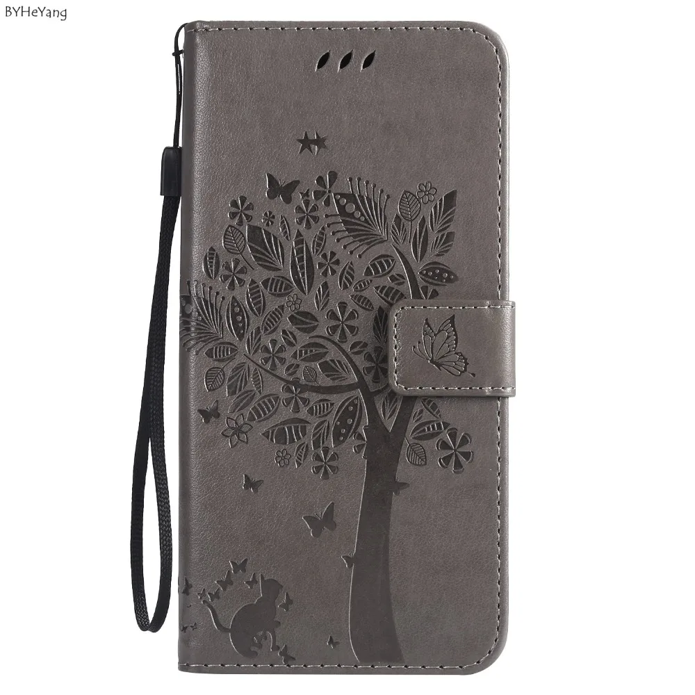 For Samsung Galaxy J4 Plus Case Leather Wallet Phone Prime 2018 J4Plus J415F J415 SM-J415F J4+ Capa 3d cat | Мобильные телефоны и