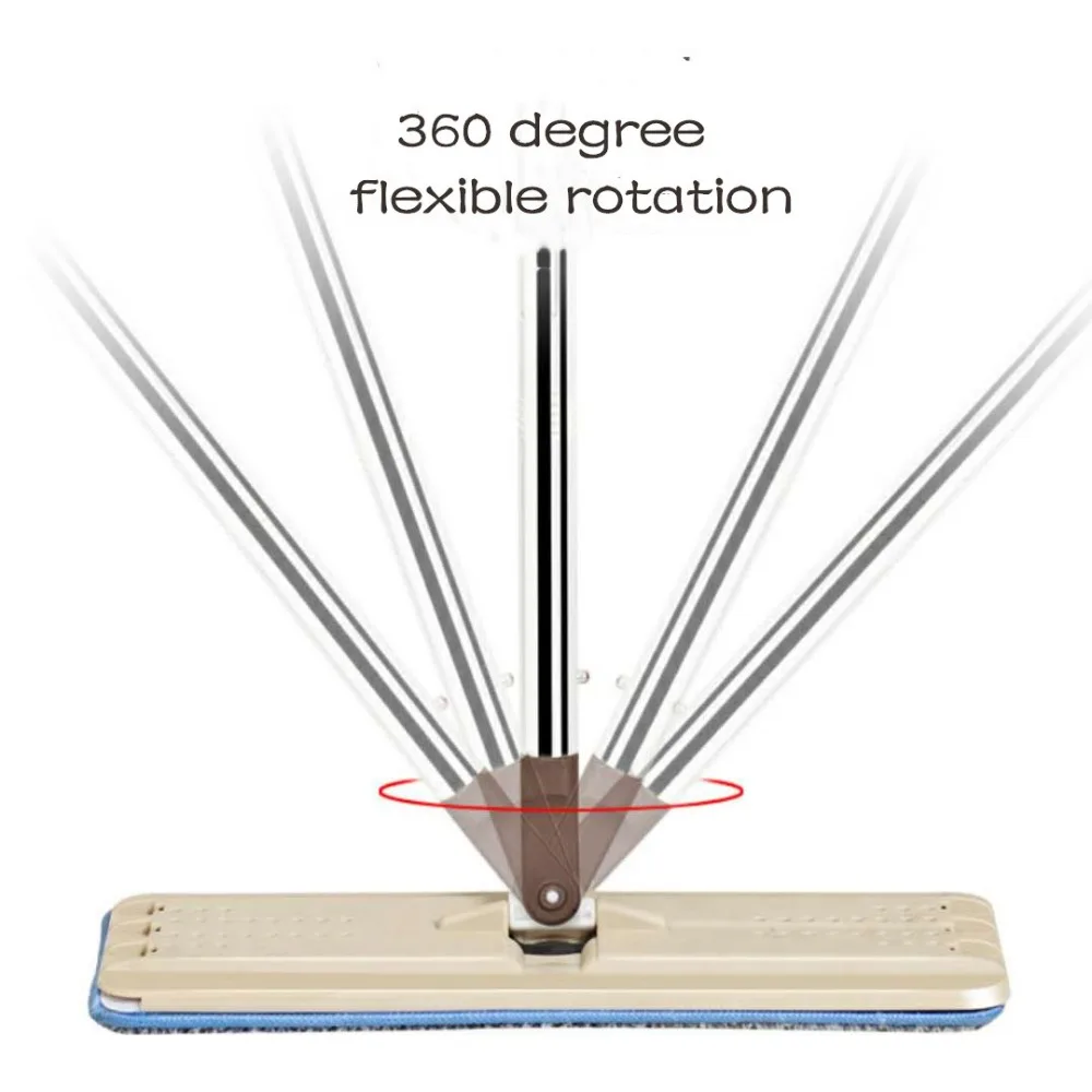 YYBU домашний пол Швабра для уборки с ведром с отжимом дропшиппинг на 360 градусов вращающаяся Швабра салфетки чистящие инструменты полы ленивая плоская Швабра