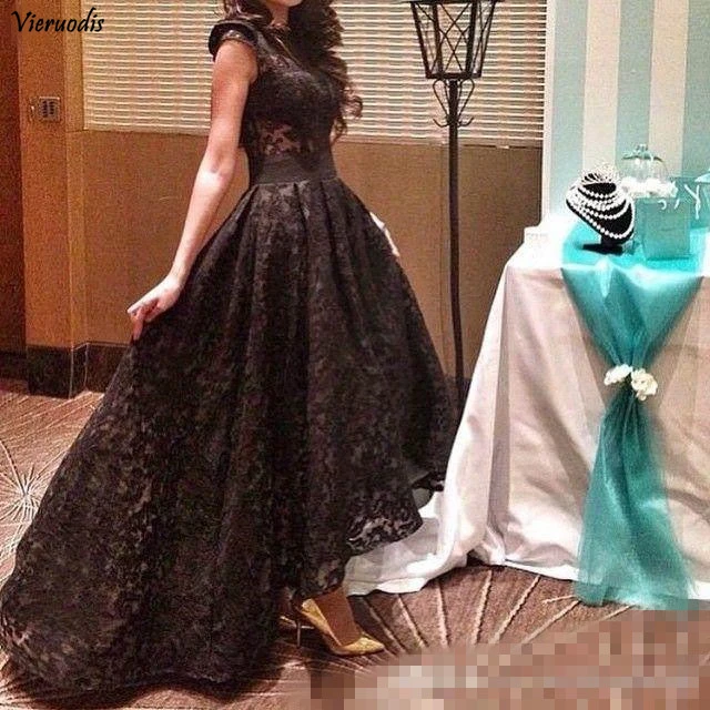 

2019 Custom Made Sexy Jewel Neck Prom Dresses A-Line Sleeveless Mature Girls Lace Party Evening Dresses Prom Gowns