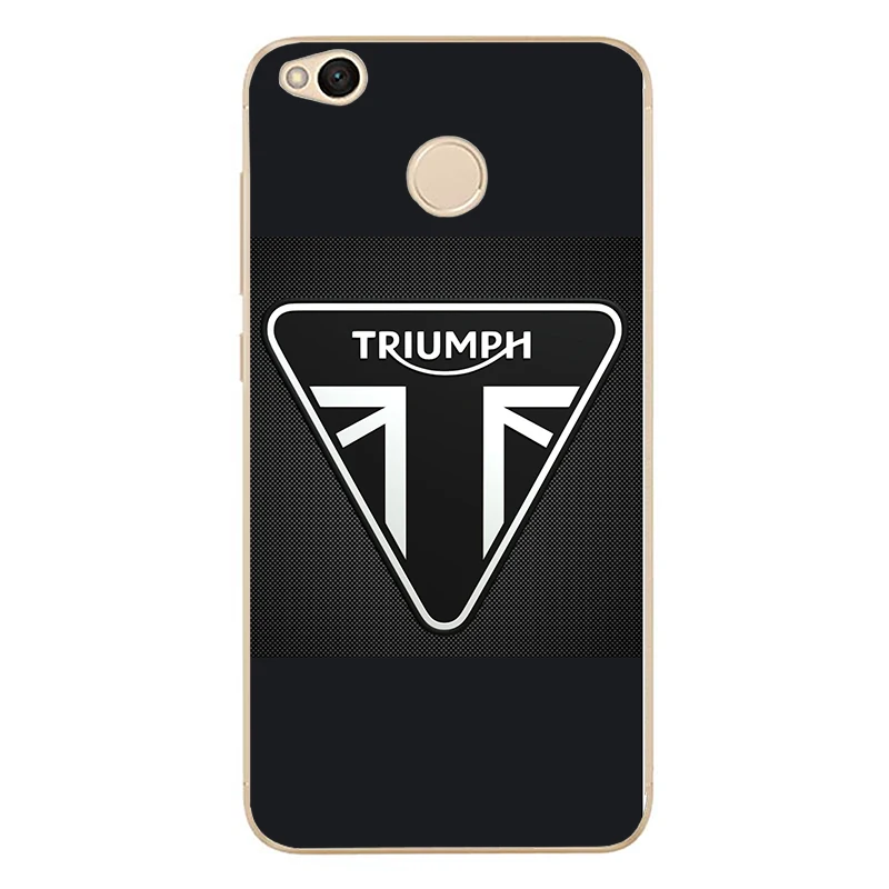 Чехол с логотипом мотоцикла Triumph Мягкий Силиконовый ТПУ чехол для телефона redmi4A 4X