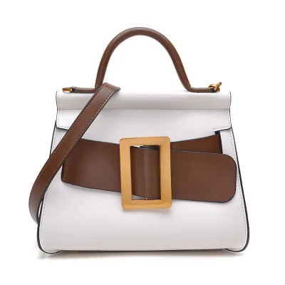 

NEW Women Bag Vintage Shoulder Bags Buckle PU Leather Handbags Crossbody Bags For Women Famous Brand Spring Sac Femme