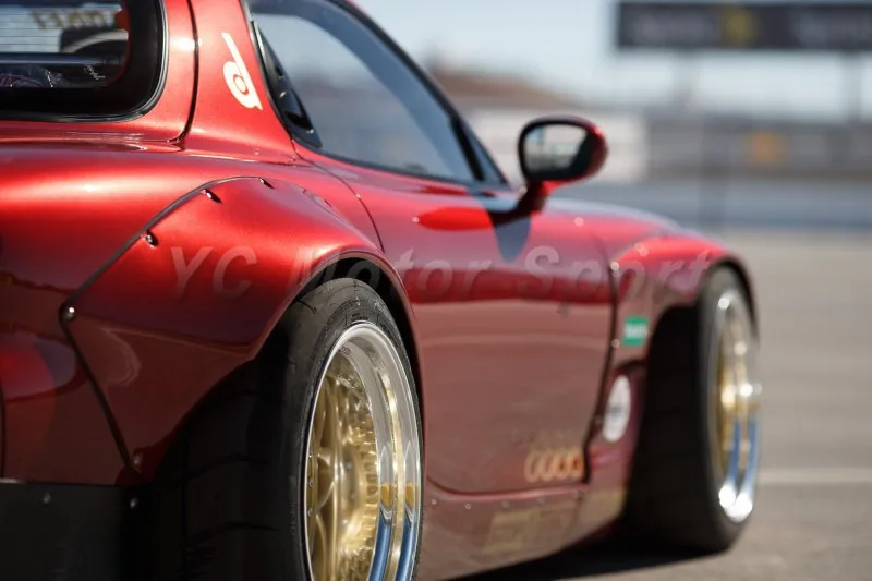 1992-1997 Mazda RX7 FD3S Rocket Bunny V2 Style Wide Body Kit (22)