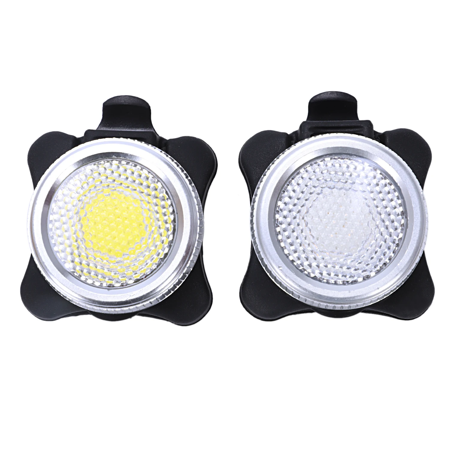 

Upgraded USB Rechargeable Cycling Bicycle Bike Head Front Rear Tail Clip Light Lamp with 5 Model Bright Lighting and Two-color