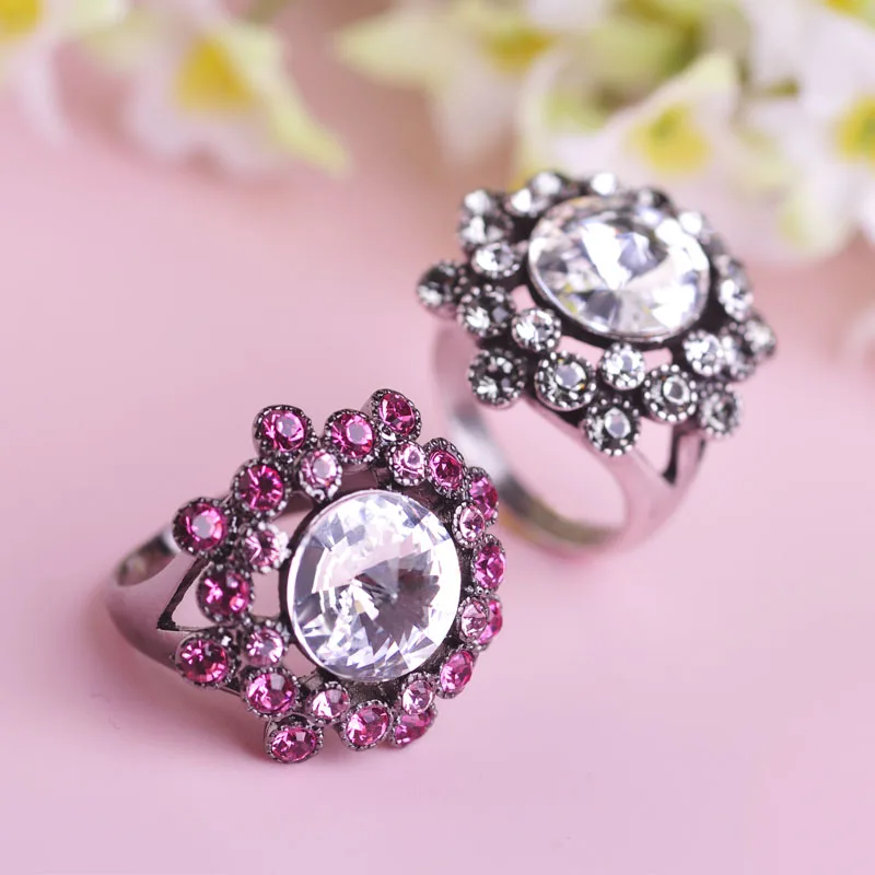 Мужские и женские кольца с черным покрытием стразы Joias Ouro Aneis Anel Anillos Bijuteria модные