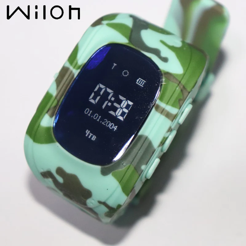 

2018 Camouflage Q50 GPS Tracking Watch For Kids Smart watch Wearable Devices SOS Emergency OLED Finder Locator Tracker GSM