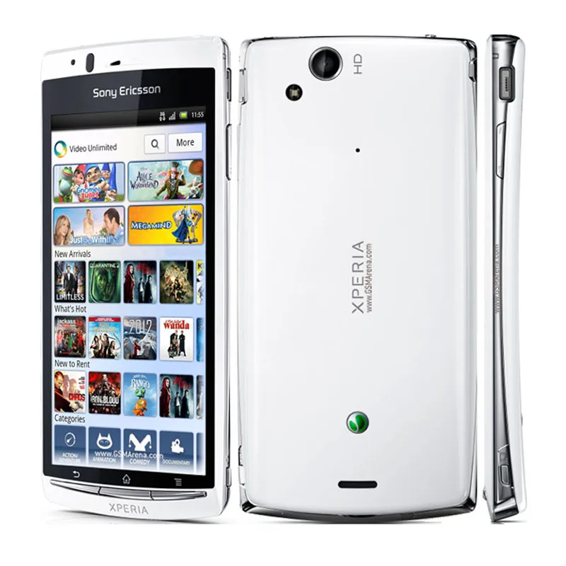 Смартфон Sony Ericsson Xperia Arc S LT18i мобильный телефон разблокированный 3G Wi Fi экран 4 2