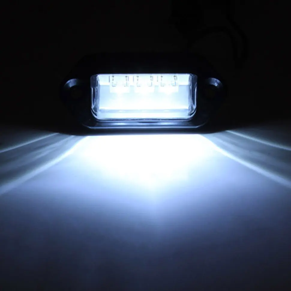 

10pcs LED Rear License Number Plate Light Lamp Truck Boat Caravan Trailer 12/24V