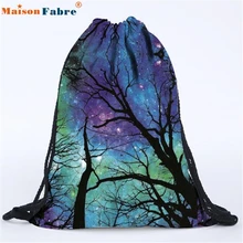 High quality Unisex Emoji Backpacks 3D Printing Bags Drawstring Backpack