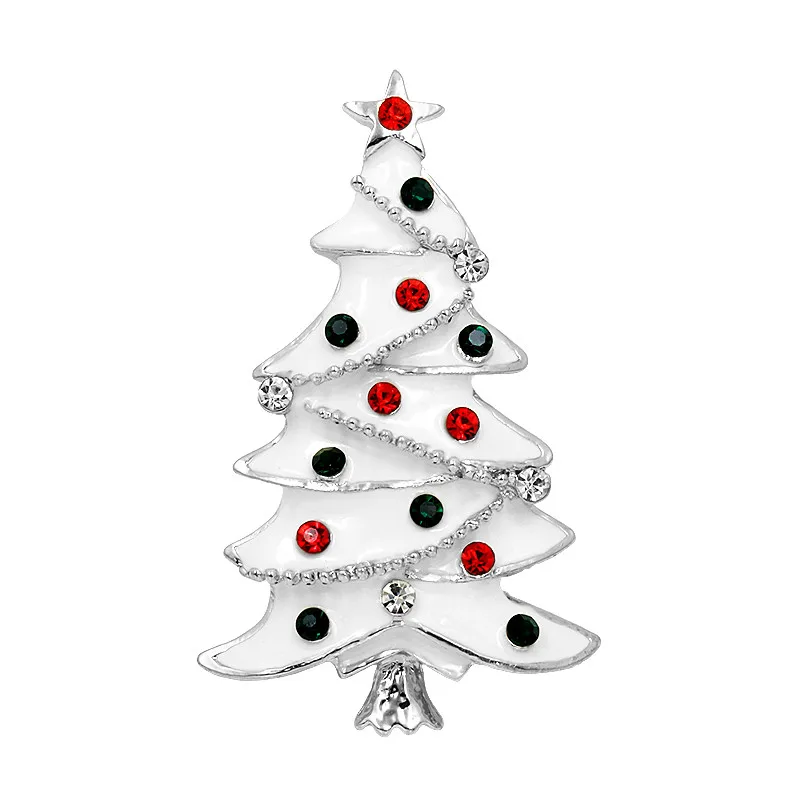 Бренд MIEG, разные стили, снеговик/Санта Клаус/сапог/гирлянда/Рождественская елка, эмалированная брошь, булавки для рождественских украшений