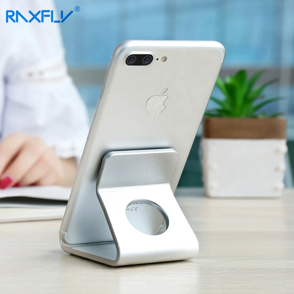 RAXFLY Universal Mobile Phone Holder Stand Aluminium Alloy Desk Phone