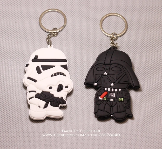 Disney Star Wars 6cm key ring Anime Figure doll mini Action Black Series Darth Vader toys model for children gift | Игрушки и хобби