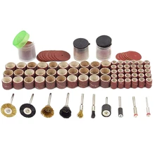 130 шт роторный Электроинструмент Подходит Dremel хвостовик шлифовальный полировальный аксессуар набор бит