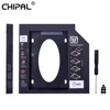 CHIPAL 10 шт. Пластик Универсальный 2nd HDD Caddy 12,7 мм SATA 3,0 для 2,5 ''жесткий диск SSD чехол Корпус для ноутбука CD-ROM Optibay ► Фото 1/6