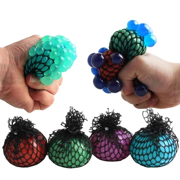 

Cute Grape Ball Squeeze Squishy Toy Anti Stress Reliever Autism Mood Squeeze Relief Healthy Toy Vent Toy Extruded Discoloration
