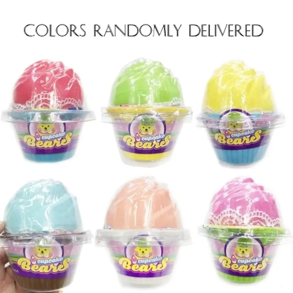 

Cupcake Surprise Doll Toys Reversible Cake Transform To Mini Bear Doll Magic Gift Toys surprise egg Fun Gift Children Gift