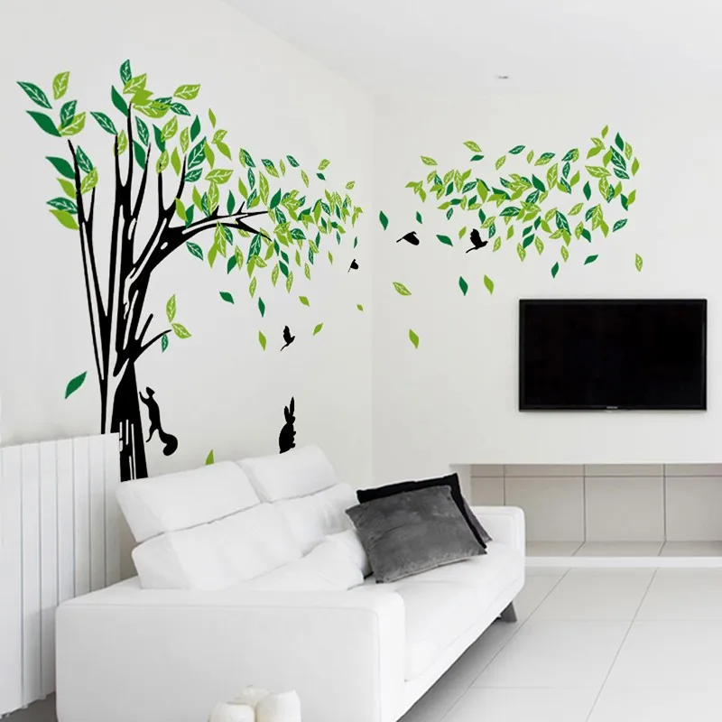 Large Tree Wall Sticker Living Room Removable Pvc Decals Family Getsubject Aeproduct