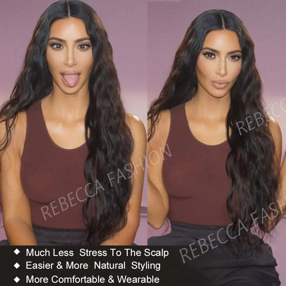 Rebecca Body Wave Lace Front Human Hair Wigs For Black Women Brazilian Remy Human Hair Lace Wig 12