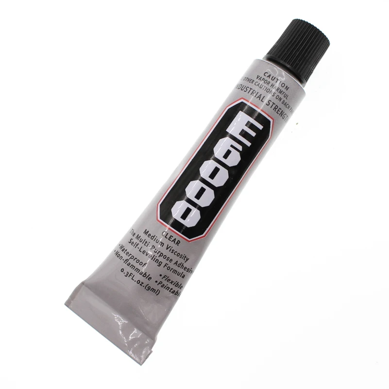 

8Pcs 9ml E6000 Liquid Glue Super E-6000 Leather Rubber Adhesive Epoxy Resin Bts Scrapbooking Accessory UV Transparent Metal Wood