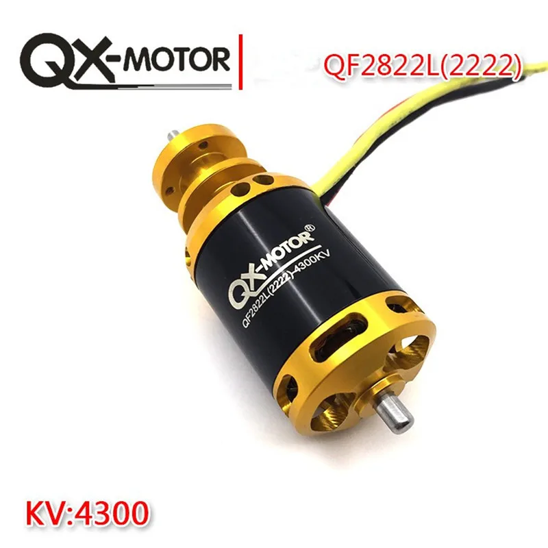 QX двигатель 64 мм EDF все наборы QF2822 4300KV с 5 лезвиями Ducted Fan для RC Самолет|Детали и