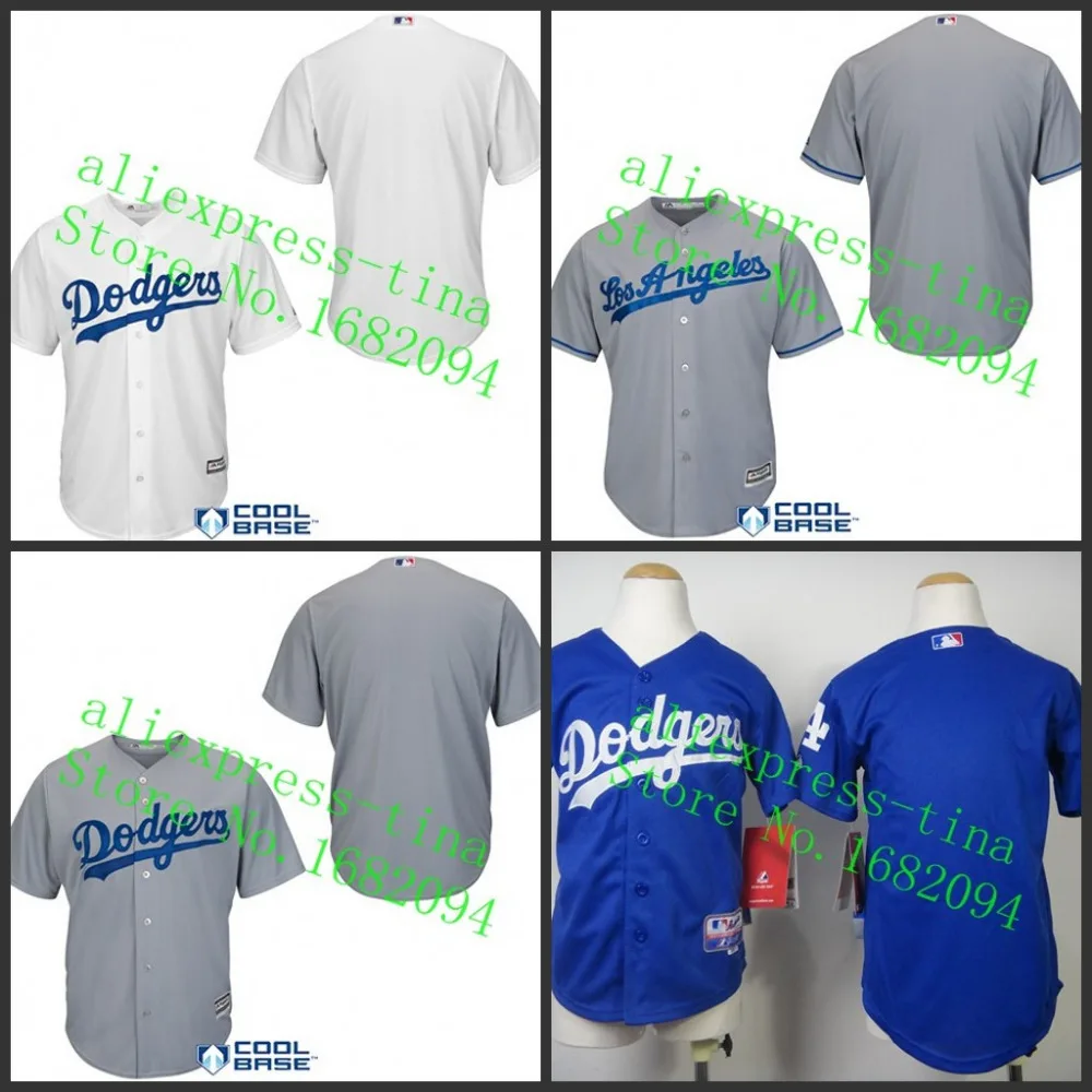Wholesale Kids Los Angeles Dodgers Jersey Blank Youth Baseball Jersey