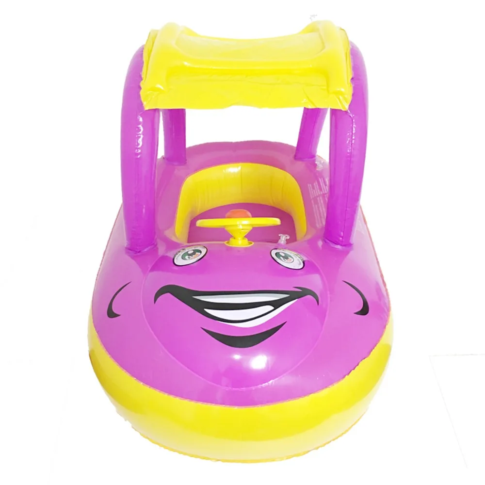 Летние для маленьких детей мультфильм поплавок сиденье автомобиля Лодка одежда заплыва надувные детские резиновые ПВХ круги безопасн