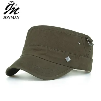

Joymay New Arrival Spring Unisex Adjustable flat cap Military Hats Fashion Leisure Casual Western Style Snapback HAT P016