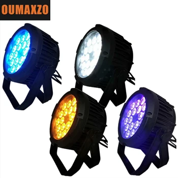

4pcs/lot 18X18W LEDs 6in1 RGBWA+UV Par Light for DJ Stage Wedding Party Uplighting Ballroom, KTV, Bar ,Club, Party, Wedding