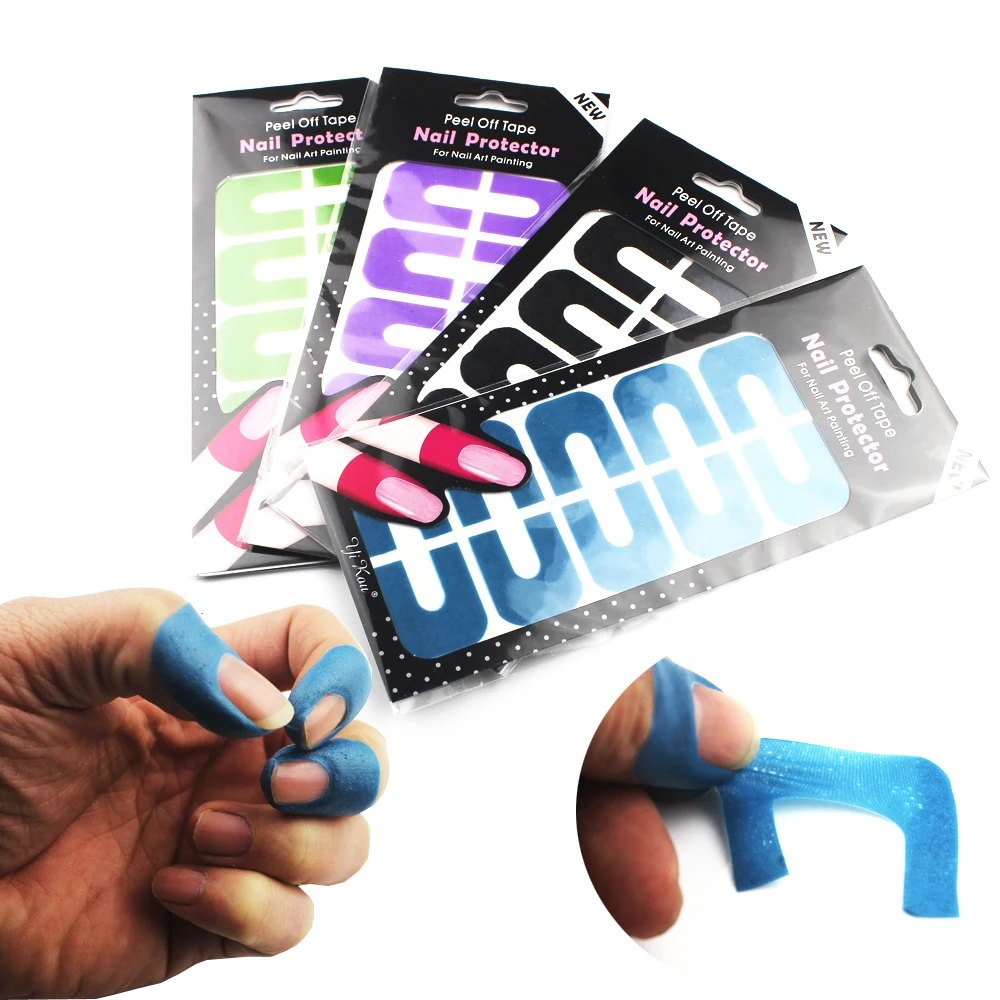 

Gel Nail Polish Vernis Semi Permanent Top Coat Ongle Varnish Esmalte Para Unha Skin Defender Protectot Sticker Peel Off Tape