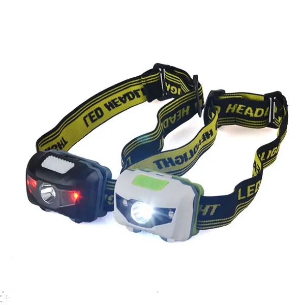 AAA Battery Plastic Super Bright LED Head Flashlight for Camping (12)