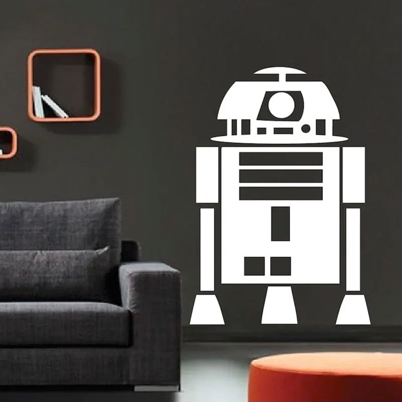 Звездные войны персонаж фильма R2 D2 робот Виниловая наклейка на стену аниме