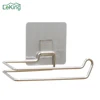 LeKing-Portarrollos de papel de cocina de acero inoxidable, ganchos de palo, rejilla almacenamiento para baño, accesorios ► Foto 1/6