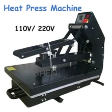 1pc 1400W Pull-Type Magnetic Semi-Automatic Heat Press Machine 110/220V Hot Pressing Machine Can be Hot Stamping APLS-HP3804DD