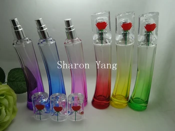 

DHL Free 100pcs/lot Fashion Empty Perfume Spray Bottle 30ML Glass Refillable Perfume Bottle Travel Atomizer