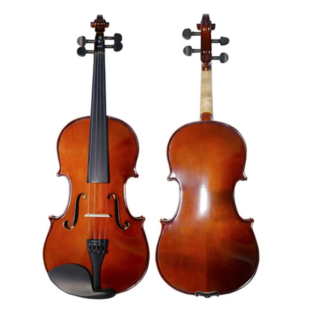 Matte Acoustic Violin Maple Students Violino Fiddle Stringed Instrument