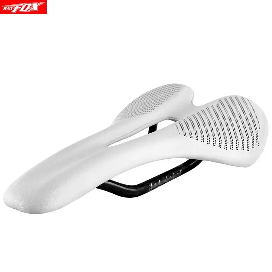 

BATFOX 2019 Bicycle Saddle MTB Road Bike Cycling Silicone Skid-proof Saddle Seat Silica Gel Cushion Seat Leather Front Seat Mat