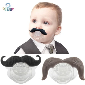 Silicone Funny Baby Pacifier Dummy Nipple Teethers Toddler Pacy Orthodontic Teat Infant Baby Christmas Gift 1pc