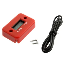 Digital Engine Hour Meter Inductive Waterproof LCD Hourmeter for Motorcycle Dirt Quad Bike Marine ATV Snowmobile