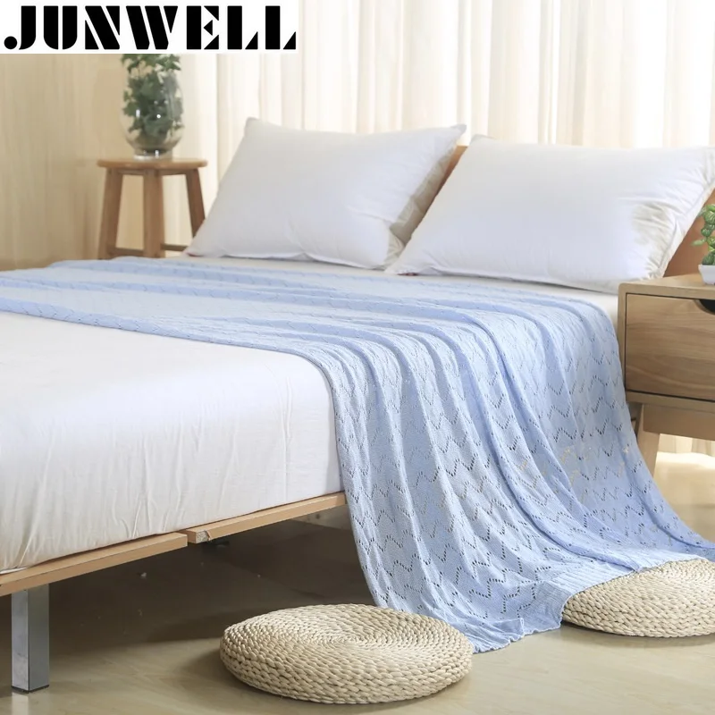 Junwell New 2017 Throw Blanket 1PC Bamboo Knitted Blanket ...