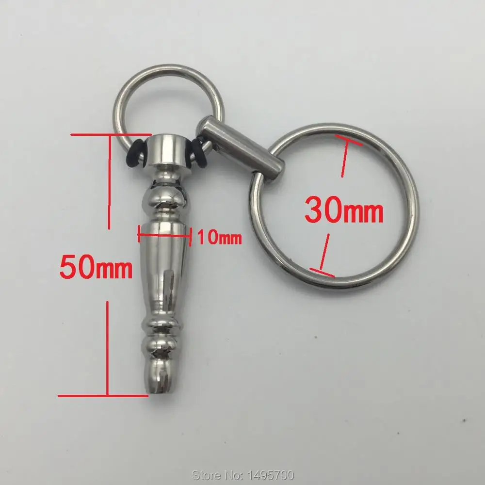 BDSM male female horse eye stimulate urethral catheterization urethral dilator blocking lock