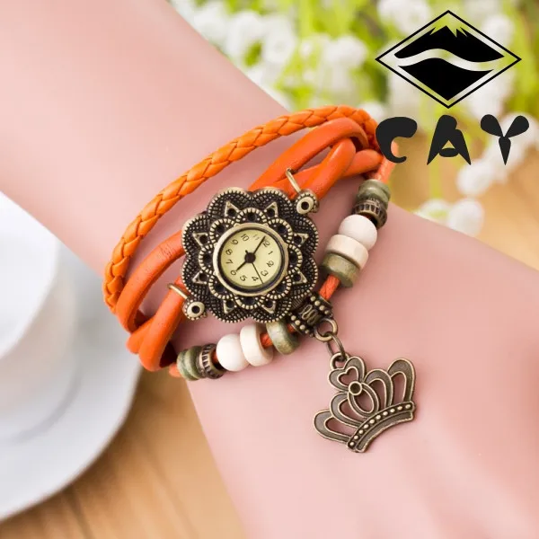 women s fashion casual wrist font b watch b font ladies bracelet vintage quartz analog font