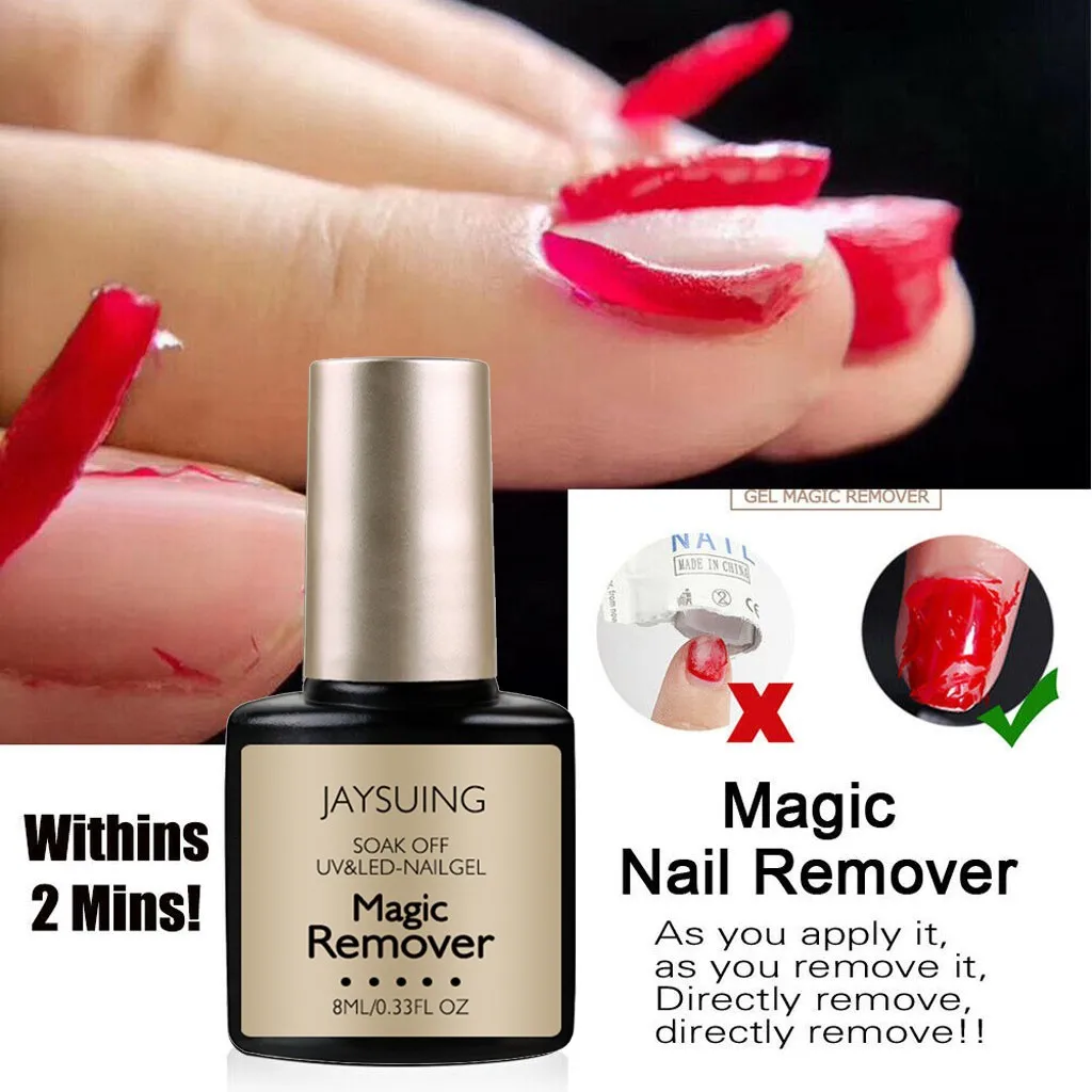 1 бутылка Гель-лак для ногтей Burst Magic Remover Гель-удалитель Magic Nail 8 мл удаляет Гель-лак легко быстро