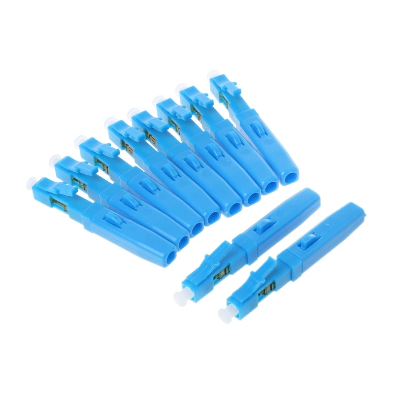 

10pcs/set LC UPC Fiber Optic Fast Connector Adapter For Cold Splice Special Set