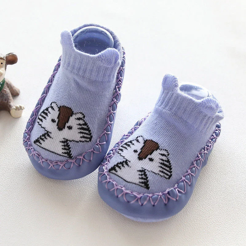 Pudcoxo/Новинка; обувь для новорожденных мальчиков и девочек с принтом животных; детская обувь с мягкой подошвой; нескользящая обувь