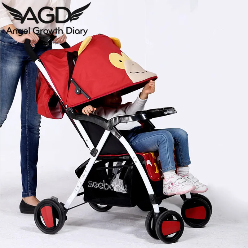 2016 New Arrival Baby Stroller Seebaby Baby Monkey Light Can Sit And