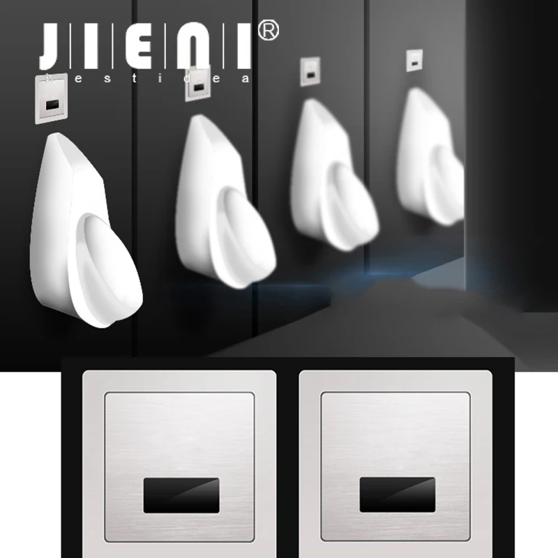 

Best Sensor Urinal Bathroom Accessories Toilet Automatic Flush Valve Wall Mount Sensor Urinal Good Touch Faucet PJ002 Urinal