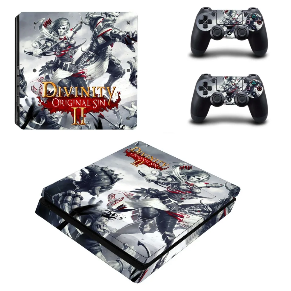 Оригинальная наклейка для игровой консоли Sin 2 PS4 Slim Виниловая Sony PlayStation 4 и