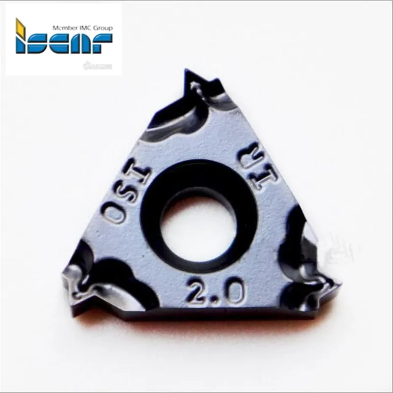 16IRM 2.50ISO IC908,original Iscar threading insert 16IR 2.5ISO use for