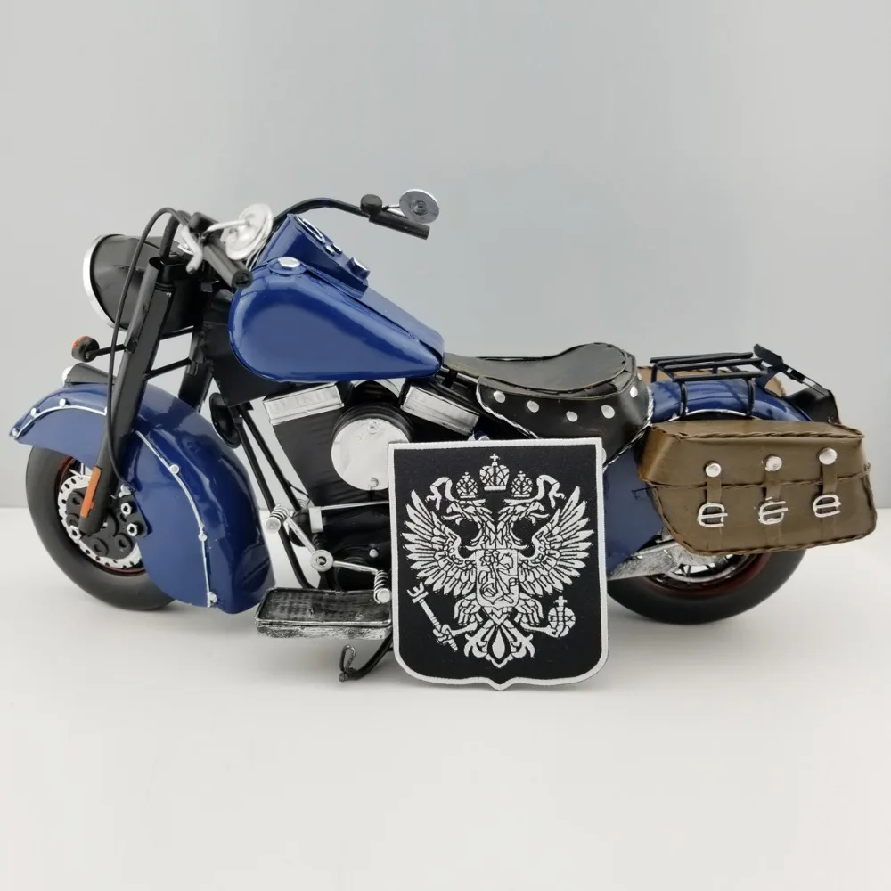 The Emblem of Birds with Crown Patches DIY Free shipping Vest Rider Embroidered  Rider Patch Iron On Front Biker Patch Customize (3)