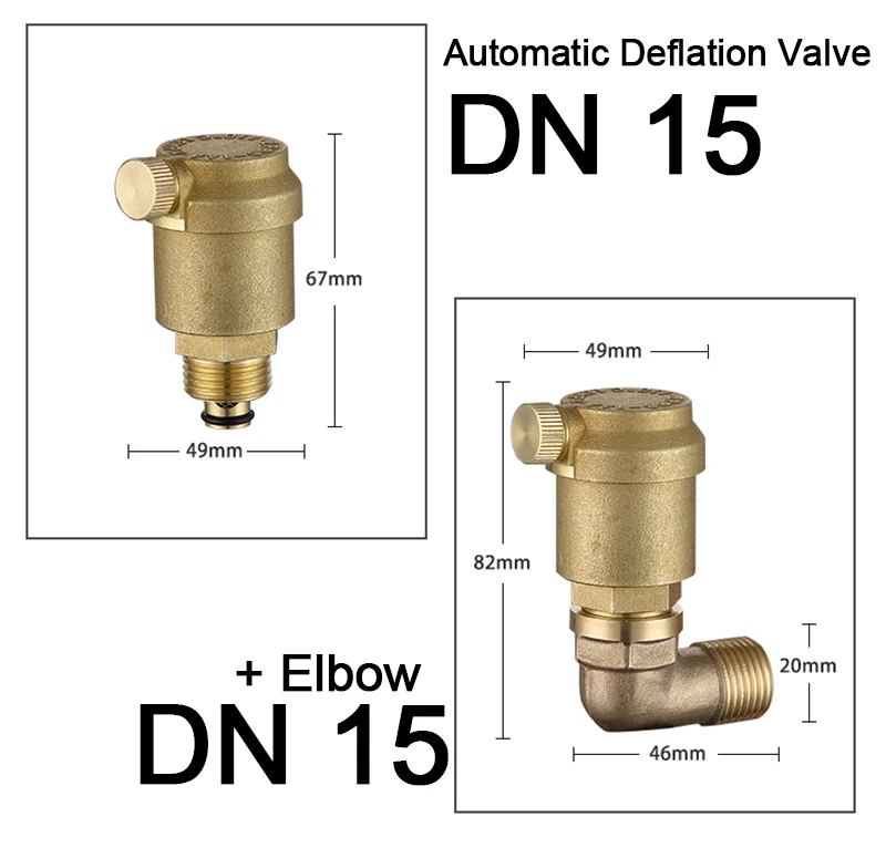 Латунь Автоматический Клапан стравливания давления для бытовых нагрева воды трубы клапан сброса давления вертикальный/локоть DN15/20/25 системы напольного отопления